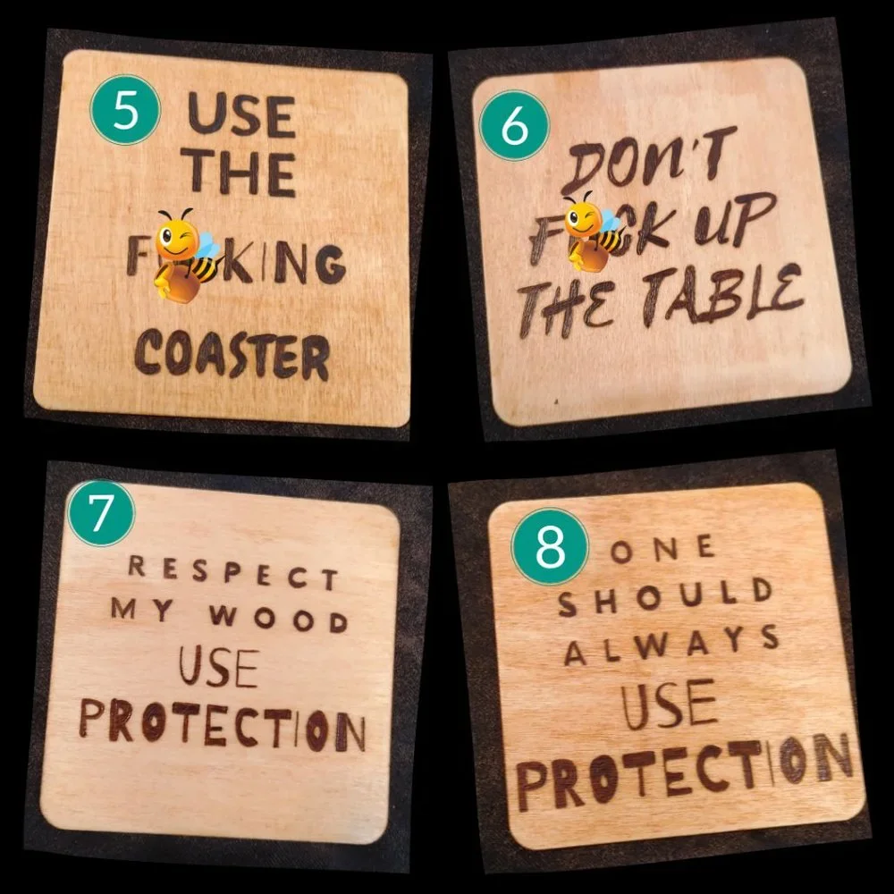 Adult Funny Coasters - Picture 3 of 4